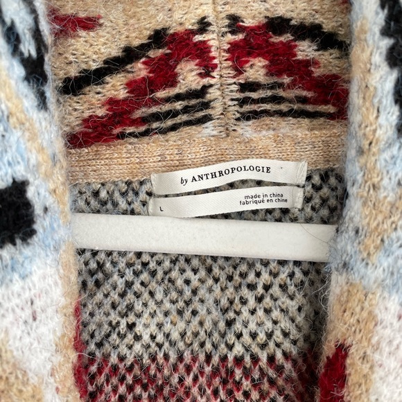 Anthropologie Mixed Print Cardigan - Picture 4 of 4